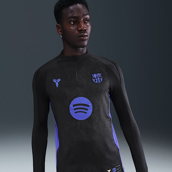 Nike FC Barcelona ピステ MEN'S M ネイビー Nike FC Barcelona Youth Dri-FIT Strike Men's Drill Top